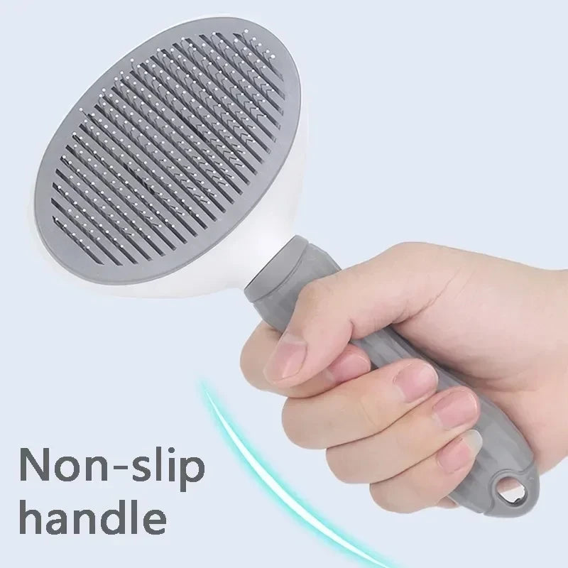 Pet Dog Brush Cat Comb Self Cleaning Pet Hair Remover Brush For Dogs Cats
