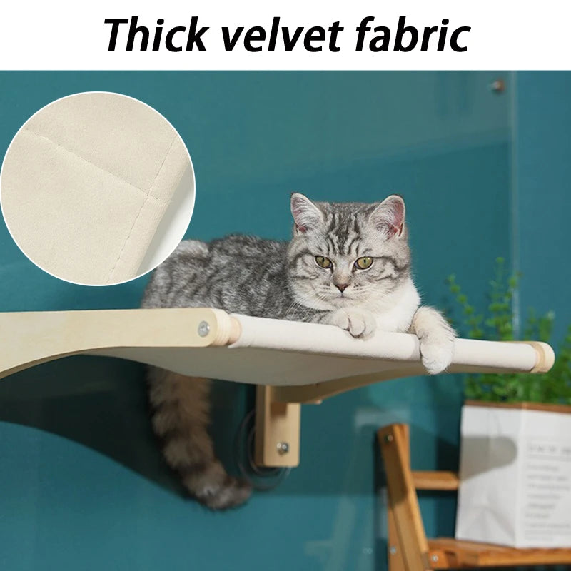 Foldable Wall Cat Hammock Window Bed Suction Cup Cat Hammock Large Space