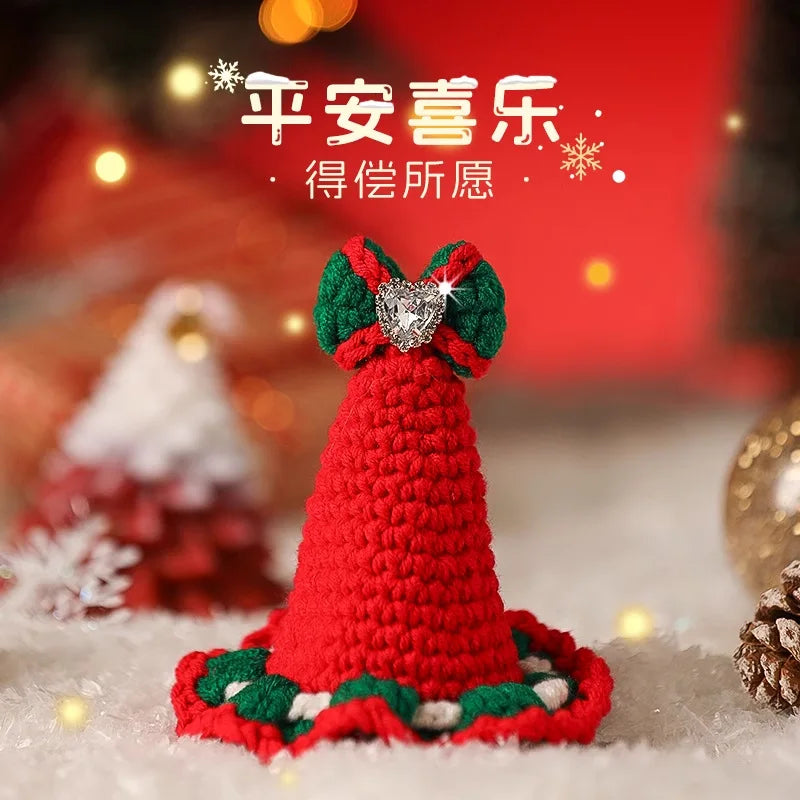 Pet Autumn and Winter Pet Scarf Cute Bow Collar Cat Accessories Bib Cat
