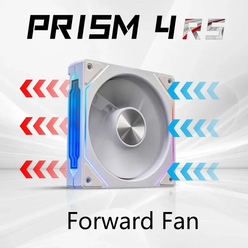 PRISM 4 RS Computer Case Fan 12cm ARGB 4 Pin Quiet Cooling Fan 12V Large