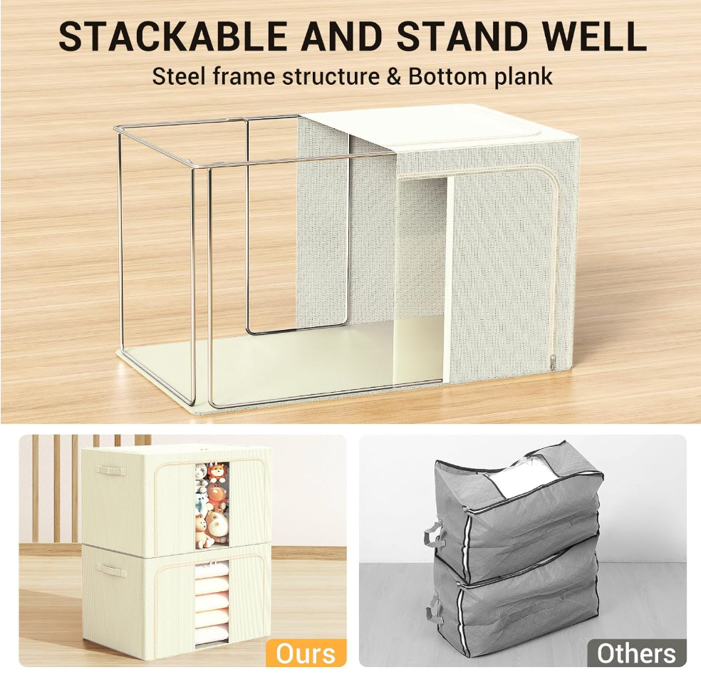 Foldable Closet Organizer Storage Box